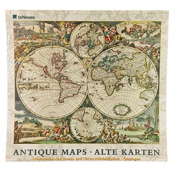 Obraz reprodukce 42x45cm – Ancient Map of the World