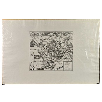 Obraz reprodukce 40x60cm – City of Villach in 1649