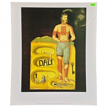 Obraz reprodukce 48x58cm – Dalí, Surrealist Poster from 1934