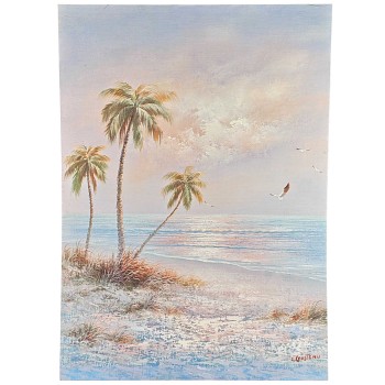Obraz reprodukce 50x70cm – G. Cousteau, Tropical Shoreline
