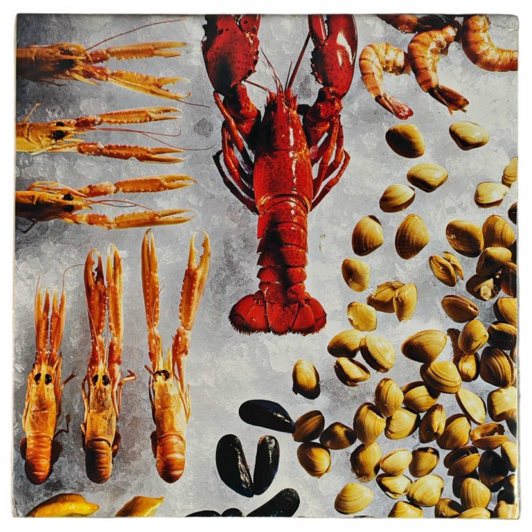 Obraz reprodukce 28x28cm – Seafood