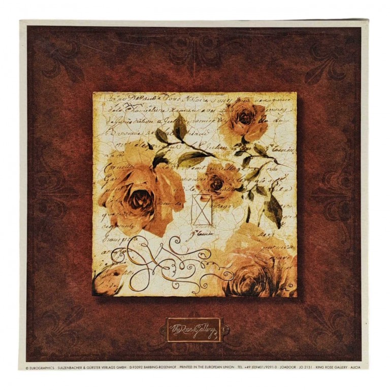 Obraz reprodukce 18x18cm – Alicia