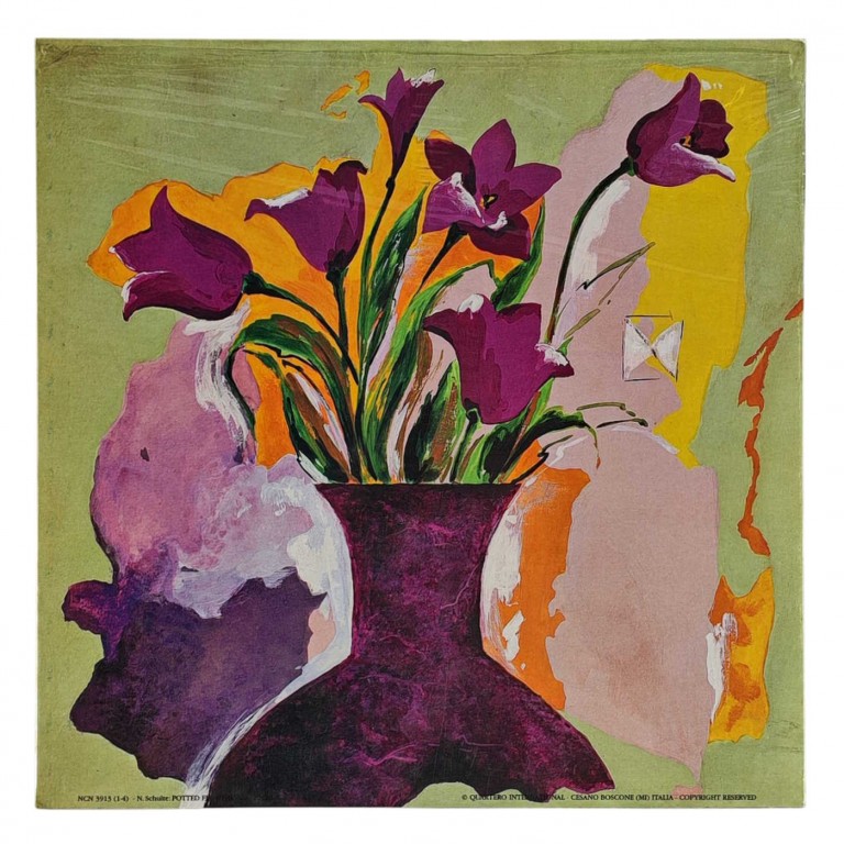 Obraz reprodukce 20x20cm – Potted Flower