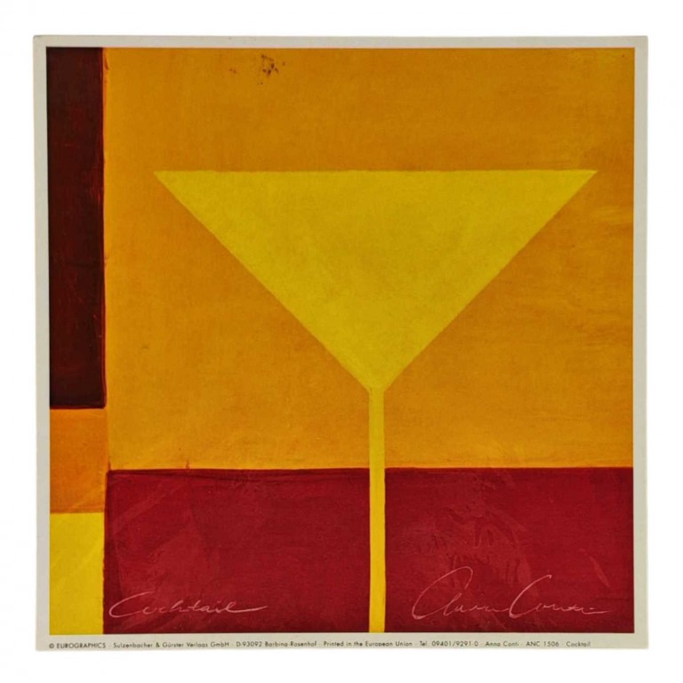Obraz reprodukce 18x18cm – Coctail