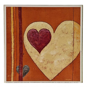 Obraz reprodukce 18x18cm – True Love III
