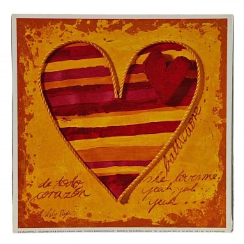 Obraz reprodukce 18x18cm – Be My Valentine