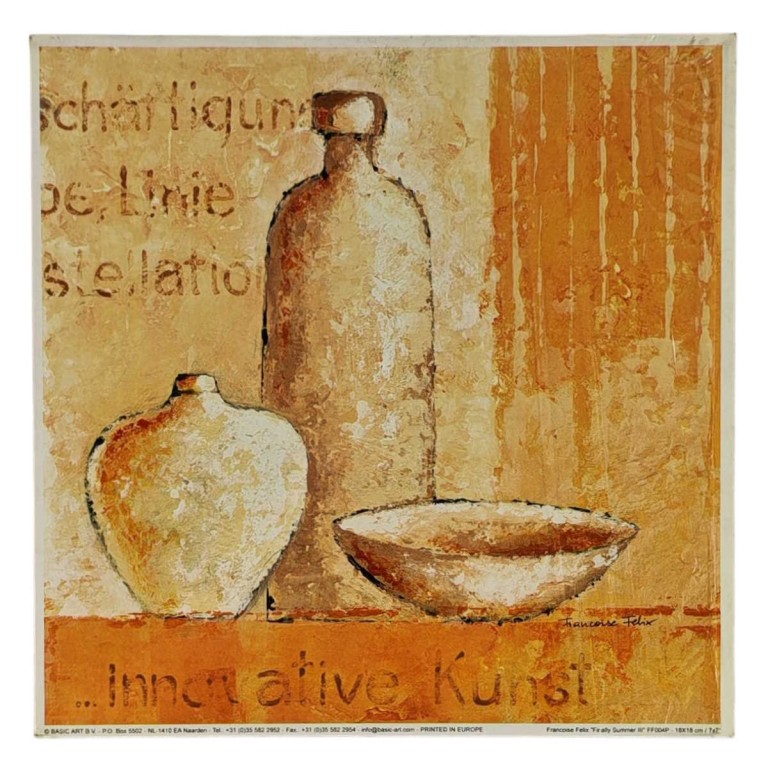 Obraz reprodukce 18x18cm – Finally Summer III