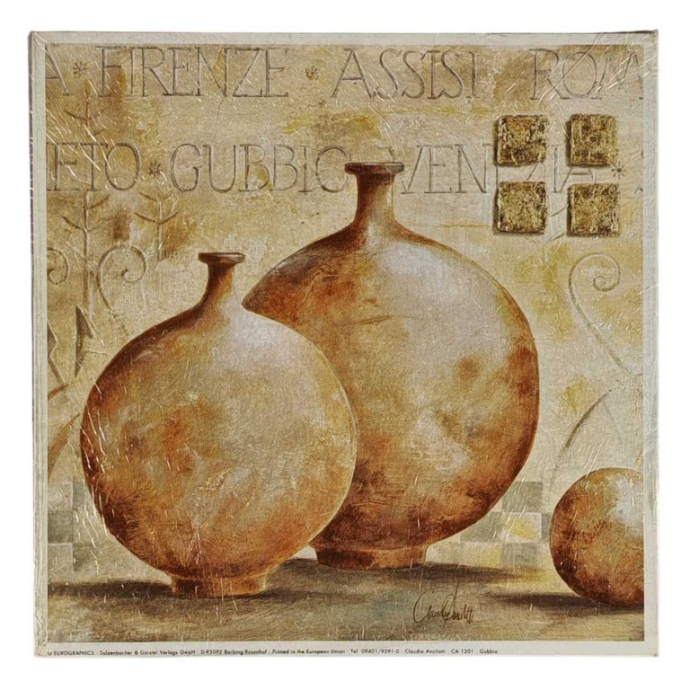 Obraz reprodukce 18x18cm – Gubbio