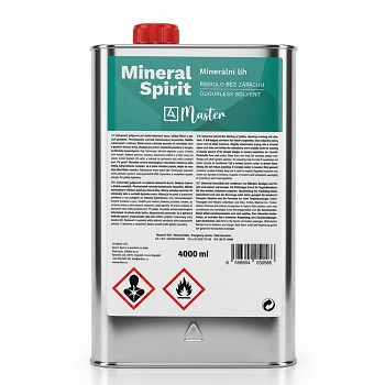 Minerální líh bez zápachu Master 4l