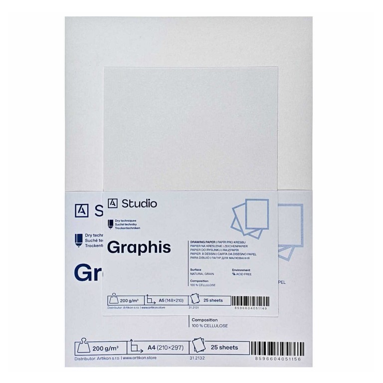Kreslicí papír Graphis 200g A3, 25 listů