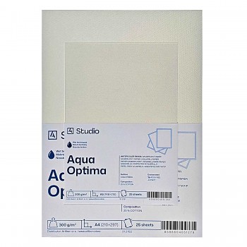 Akvarelový papír Aqua Optima 300g A5, 25 listů