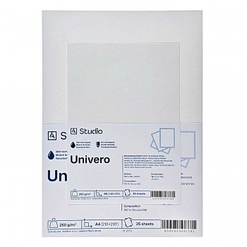 Mixed media papír Univero 250g A5, 25 listů