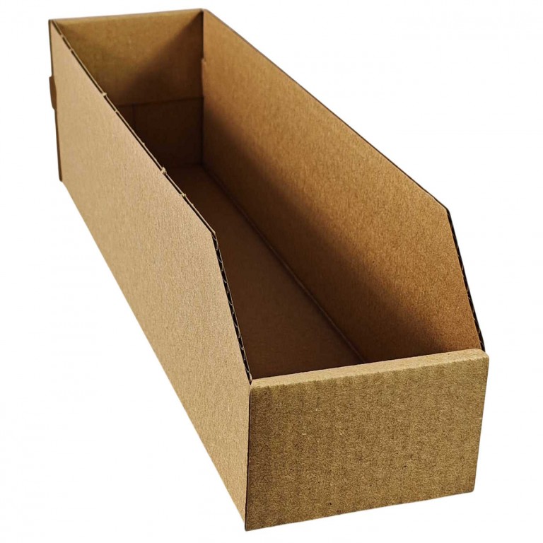 Regálový zásobník kartonový 10 cm