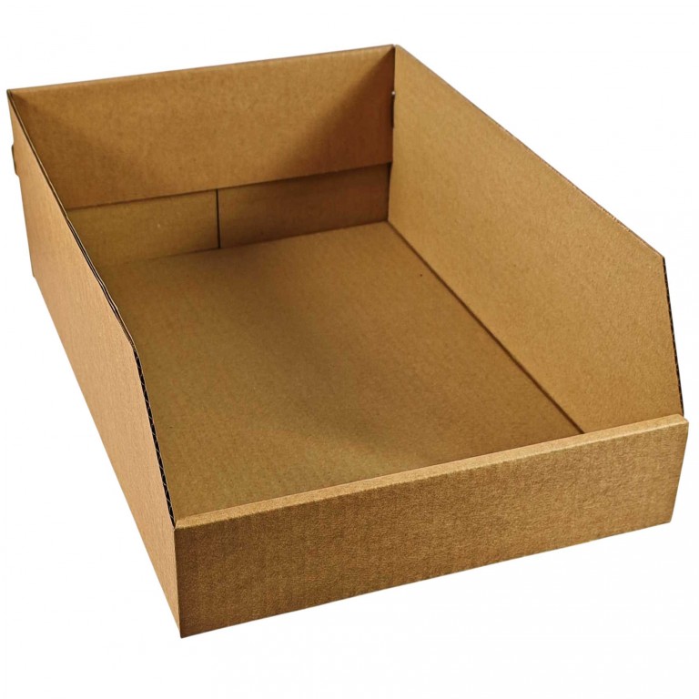 Regálový zásobník kartonový 26 cm