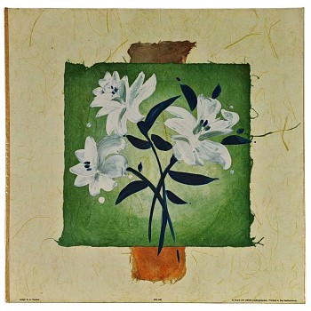 Obraz reprodukce 25x25cm – A. A. Gockel: Flower