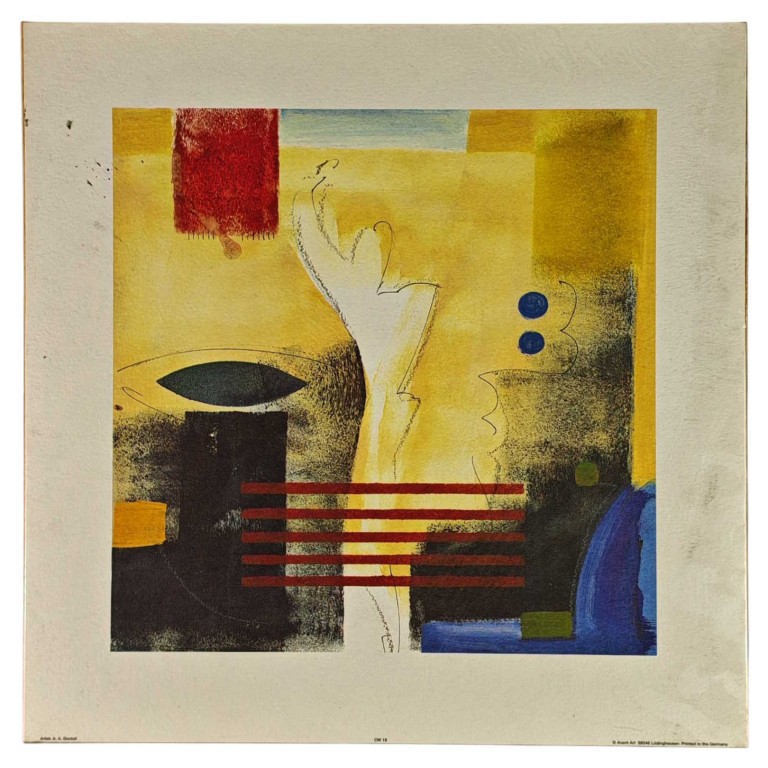 Obraz reprodukce 33x33cm – A. A. Gockel: Abstraction