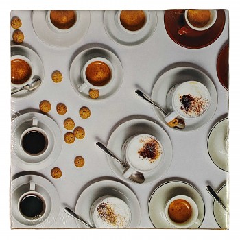 Obraz reprodukce 28x28cm – Coffee Break