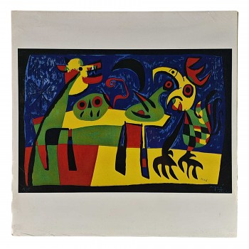 Obraz reprodukce 29,5x29,5cm – Miro: Abstraction