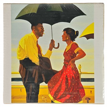 Obraz reprodukce 28x28cm – Pair Under Umbrella