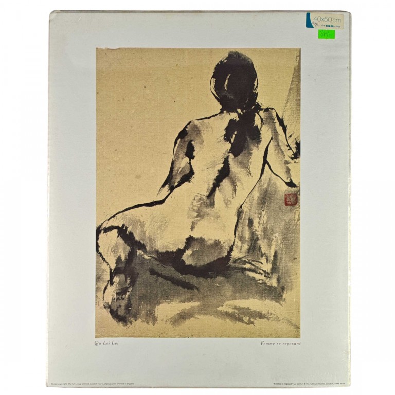 Obraz reprodukce 40x50cm – Femme se reposant