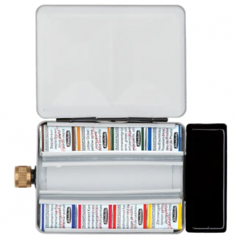 Sada akvarelových barev Schmincke Horadam se zásobníkem na vodu