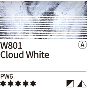 Akvarelová barva Mijello Tourmaline 15ml – 801 Cloud White