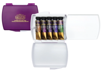 Sada akvarelových barev Mijello Tourmaline Granulation set – Spring