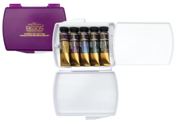 Sada akvarelových barev Mijello Tourmaline Granulation set – Summer
