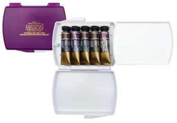 Sada akvarelových barev Mijello Tourmaline Granulation set – Winter