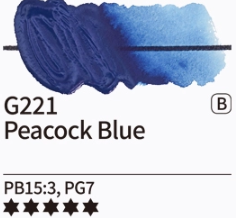 221 Peacock Blue
