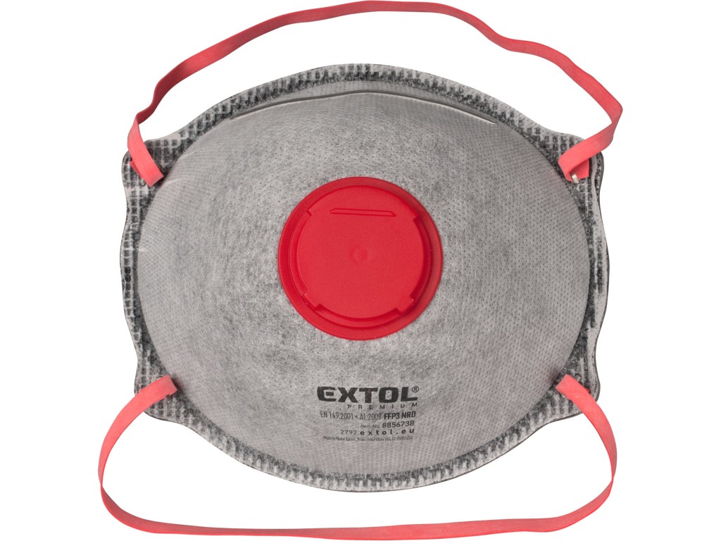 Sada respirátorů 3ks s uhlíkovým filtrem, třída FFP3 NR