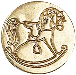 Pečetní hlava Manuscript 17mm – Kůň