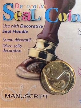 Pečetní hlava Manuscript 17mm – Ptáček