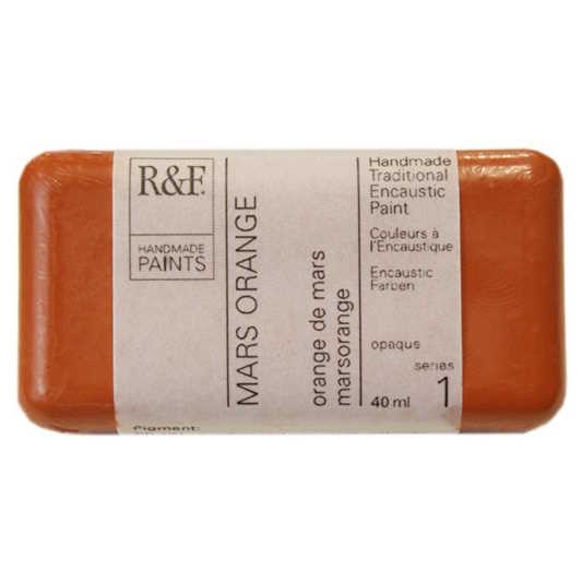 Enkaustická barva R&F 40ml – 1018 Mars Orange