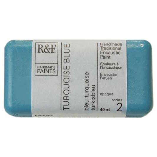 Enkaustická barva R&F 40ml – 102B Turquoise Blue