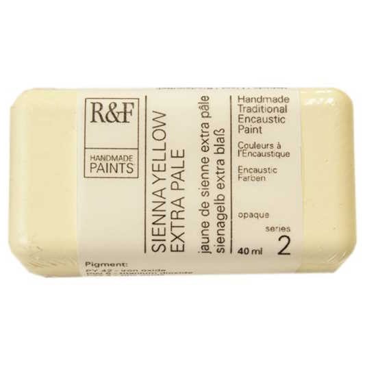 Enkaustická barva R&F 40ml – 102G Sienna Yellow Extra Pale