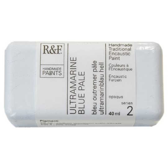 Enkaustická barva R&F 40ml – 102J Ultramarine Blue Pale