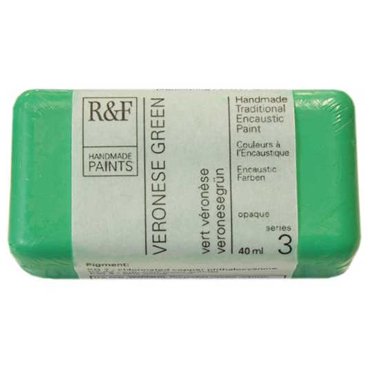 Enkaustická barva R&F 40ml – 1032 Veronese Green