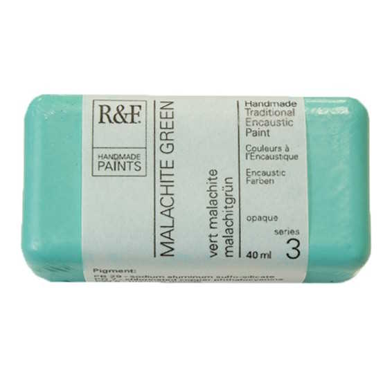 Enkaustická barva R&F 40ml – 103F Malachite Green