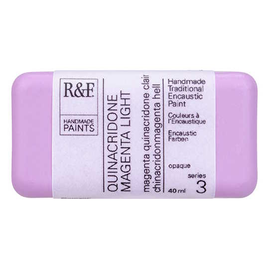 Enkaustická barva R&F 40ml – 103L Quinacridone Magenta Light