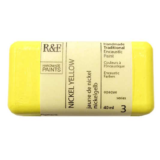 Enkaustická barva R&F 40ml – 103P Nickel Yellow