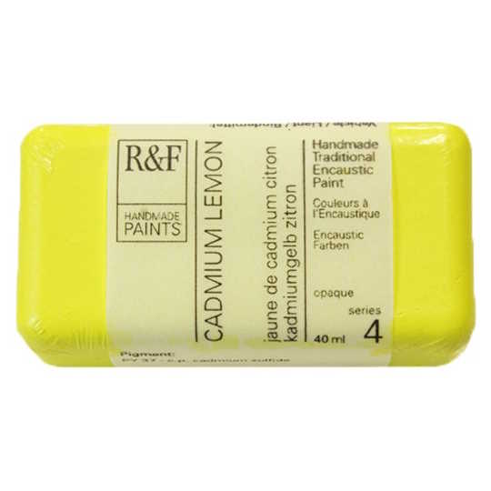 Enkaustická barva R&F 40ml – 1040 Cadmium Lemon