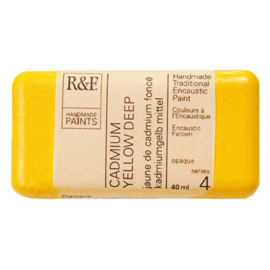 Enkaustická barva R&F 40ml – 1043 Cadmium Yellow Deep