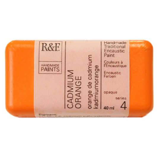 Enkaustická barva R&F 40ml – 1044 Cadmium Orange
