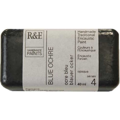 Enkaustická barva R&F 40ml – 104G Blue Ochre