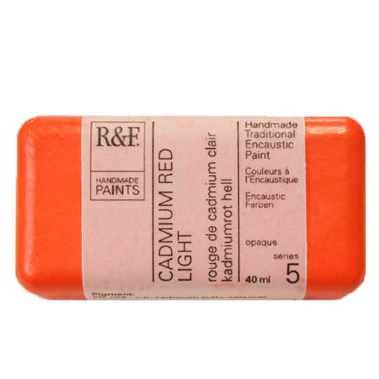 Enkaustická barva R&F 40ml – 1050 Cadmium Red Light