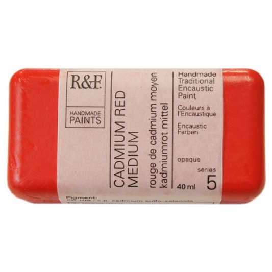 Enkaustická barva R&F 40ml – 1051 Cadmium Red Medium
