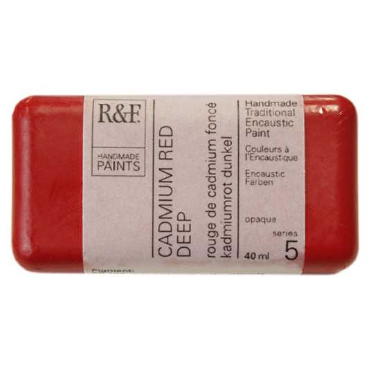 Enkaustická barva R&F 40ml – 1052 Cadmium Red Deep