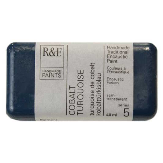 Enkaustická barva R&F 40ml – 1054 Cobalt Turquoise