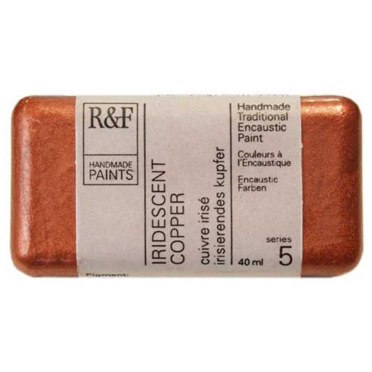 Enkaustická barva R&F 40ml – 1086 Iridescent Copper